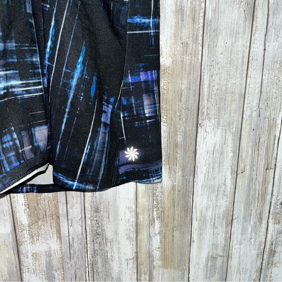 Athleta Blue Plaid Optimism Tank with Built in Bra - Picture 6 of 9